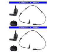 ATE 24.0711-5251.3 Sensore ABS di Velocità Frontale per Renault Master III Bus