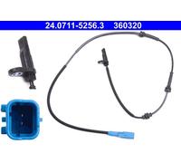 ATE 24.0711-5256.3 Sensore, N° giri ruota per CITROËN,DS,PEUGEOT