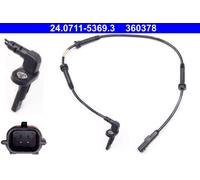 ATE 24.0711-5369.3 Sensore, N° giri ruota per DACIA,RENAULT