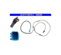 Sensore, velocità ruota ATE 24.0711-6074.3