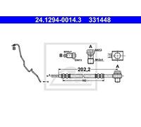 TUBI FLESSIBILI DEI FRENI 24129400143
