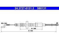 ATE 24.3727-0131.2 Cavo Freno a mano VW