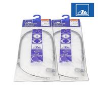 ATE 24.3727-0409.2 Linea Del Freno Posteriore 2x Per 124 190