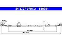ATE 24.3727-0791.2 Cavo Freno a mano OPEL