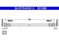 ATE 24.5170 - 0161.3 - Flessibile Del Freno