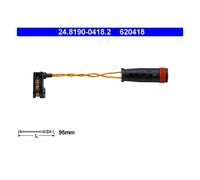 Contatto di avvertimento, usura delle pastiglie dei freni ATE 24.8190-0418.2