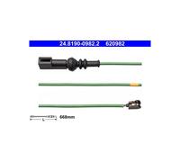 SENSORE PASTIGLIE FRENO POST ATE FORD TRANSIT V363 2.2 TDCi 4x4 92KW 13>16 24...