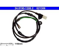 ATE 24.8190-1306.2 Contatto segnalazione, Usura past. freno/mat. d'attrito per L