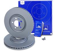 Disco freno ATE 24.0125-0123.1 anteriore, ventilato, altamente carbonizzato, 1 Pezzo