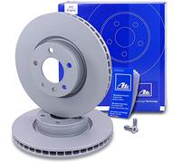 Disco freno ATE 24.0128-0104.1 anteriore, ventilato, altamente carbonizzato, 1 Pezzo