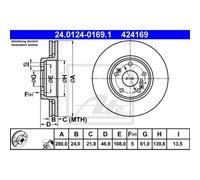 ATE Discofreno 24.0124-0169.1