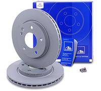 ATE 2x Disco freno Ø260 asse anteriore ventilato 24.0122-0168.1 Compatibile con: MERCEDES-BENZ A-CLASS