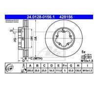 ATE Discofreno 24.0128-0156.1