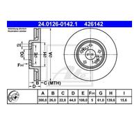 ATE Discofreno 24.0126-0142.1