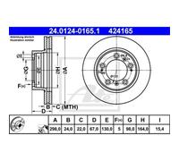 ATE Discofreno 24.0124-0165.1