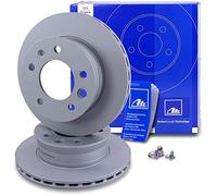 ATE 2x Discofreno 24.0122-0161.1 Compatibile con: MERCEDES-BENZ SPRINTER 2-t Bus, SPRINTER 2-t Kasten, SPRINTER 2-t Pritsche/Fahrgestell, SPRINTER 3-t Bus, SPRINTER 3-t Kasten