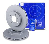 ATE 2x Discofreno 24.0122-0293.1 Compatibile con: HYUNDAI i20 ACTIVE, i20 II, i20 II Coupe, KIA RIO IV