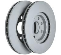 Disco freno ATE 24.0124-0166.1 anteriore, ventilato, altamente carbonizzato, 1 Pezzo