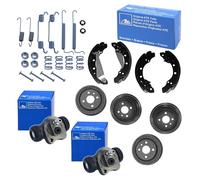 ATE 2x PATTINI FRENO Ø200+PACCHI+ACCESSORI+CILINDRI POSTERIORI PER OPEL ASTRA F