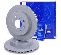 Disco freno ATE 24.0117-0106.1 anteriore, ventilato, 1 Pezzo