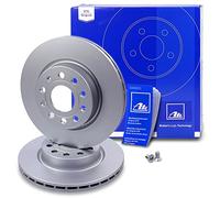 ATE 24.0122-0210.1 - Disco freno singolo anteriore ventilato 422210
