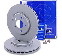 Disco freno ATE 24.0128-0106.1 anteriore, ventilato, altamente carbonizzato, 1 Pezzo