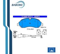 ATE 603875 Pastiglie Freno Anteriori Ford Transit V363 13-