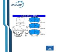 ATE 605794 Pastiglie Freno Anteriori Suzuki Swift V 17- Mazda 2 07-15