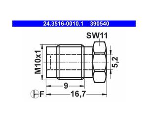 ATE Dado Maschio 24.3516-0010.1 per