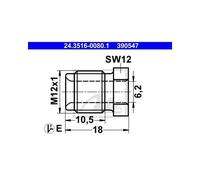 ATE Dado Maschio 24.3516-0080.1 per