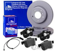 ATE Dischi Freno 324mm + Pastiglie Posteriore Adatto per BMW 7er E65 E66 730d/I