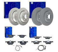 ATE Dischi Freno + Ceramica Frontale + Posteriore Adatto A per BMW X3 E83