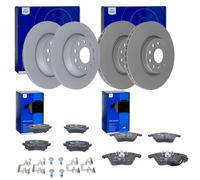 ATE Dischi Freno + Ceramica Frontale + Posteriore Adatto A per Passat Cc 3C 357