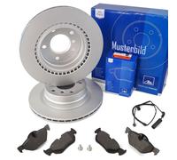 ATE Dischi Freno Set Cuscinetti + Contatto Frontale per BMW 3er E46 Z4 E85