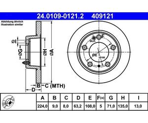 ATE Discofreno 24.0109-0121.2