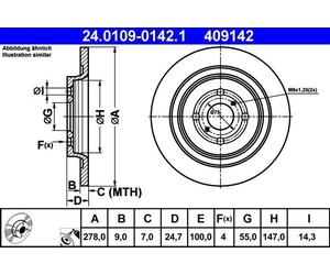 ATE Discofreno 24.0109-0142.1