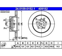 ATE Discofreno 24.0109-0152.1