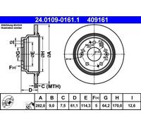 ATE Discofreno 24.0109-0161.1