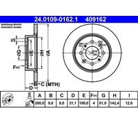 ATE Discofreno 24.0109-0162.1