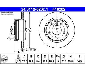 ATE Discofreno 24.0110-0202.1