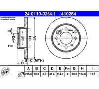 ATE Discofreno 24.0110-0264.1