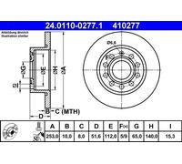 ATE Discofreno 24.0110-0277.1