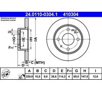 ATE Discofreno 24.0110-0304.1