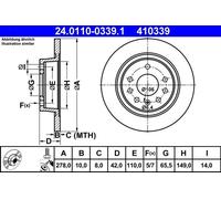 ATE Discofreno 24.0110-0339.1