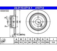 ATE Discofreno 24.0110-0714.1