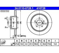 ATE Discofreno 24.0110-0728.1