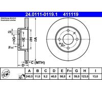 ATE Discofreno 24.0111-0119.1
