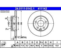 ATE Discofreno 24.0111-0142.1