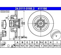 ATE Discofreno 24.0111-0166.2