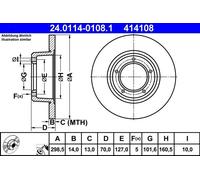 ATE Discofreno 24.0114-0108.1